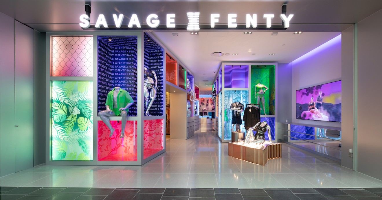 Savage fenty in store online